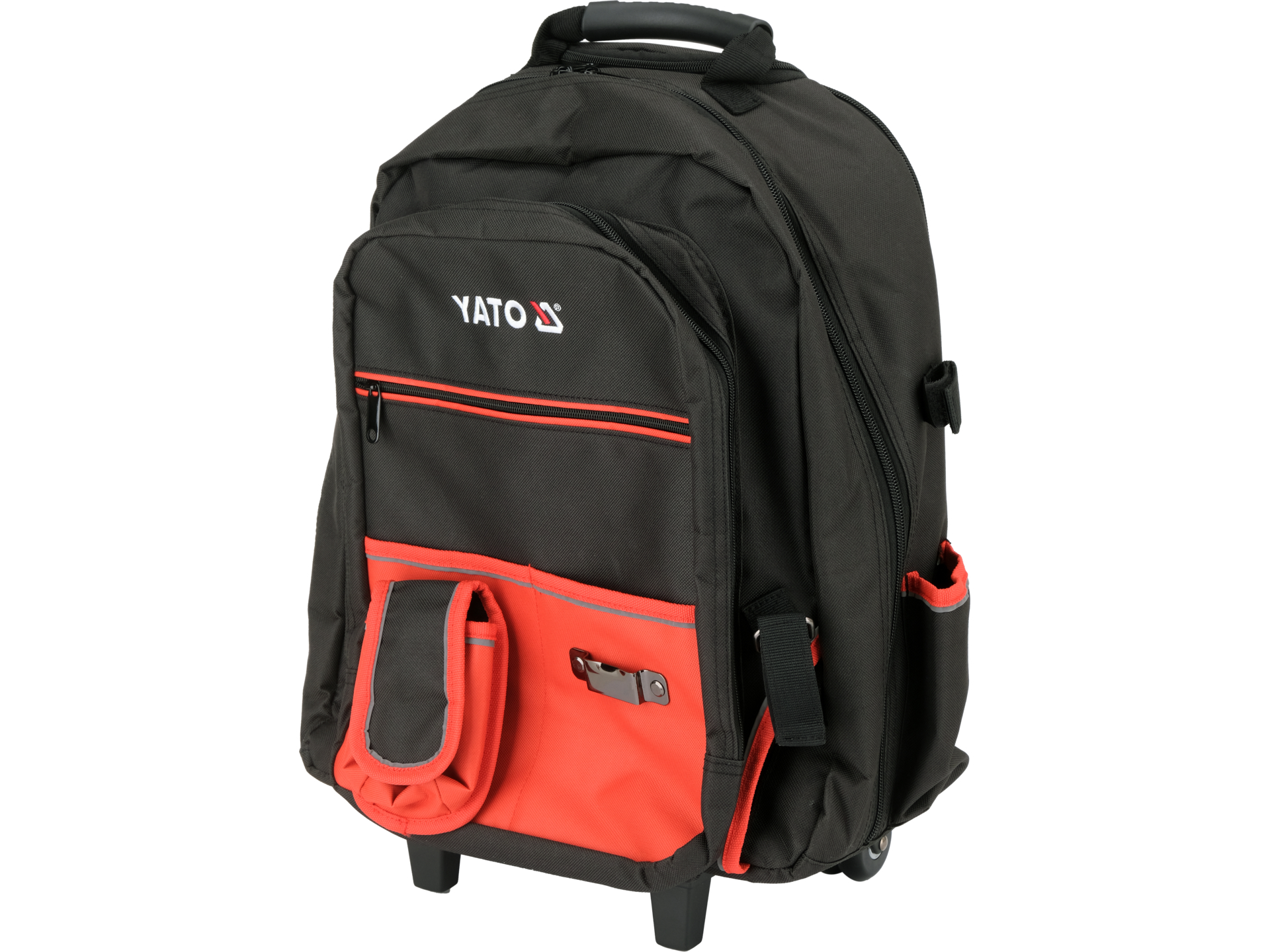 Tool backpack with wheels