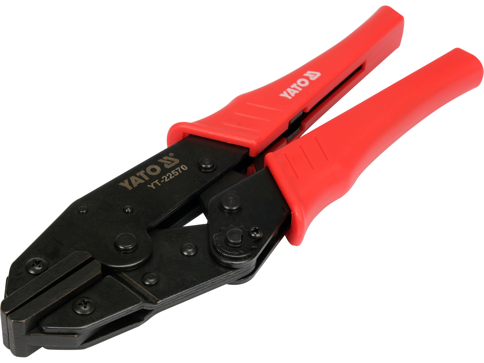 Crimping tool for heating film connectors
