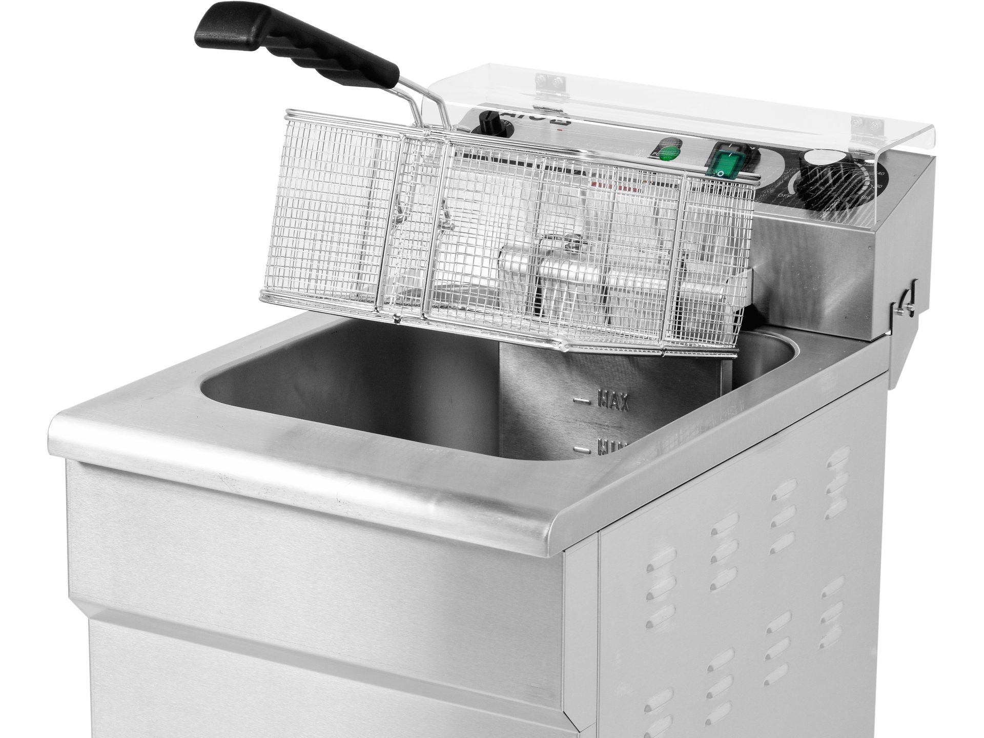 Fryer with cabinet