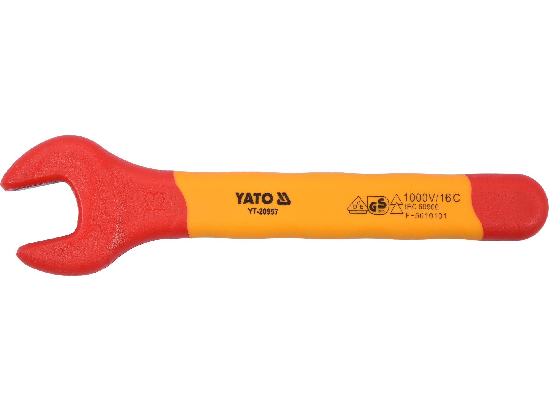 Insulated open end wrench
