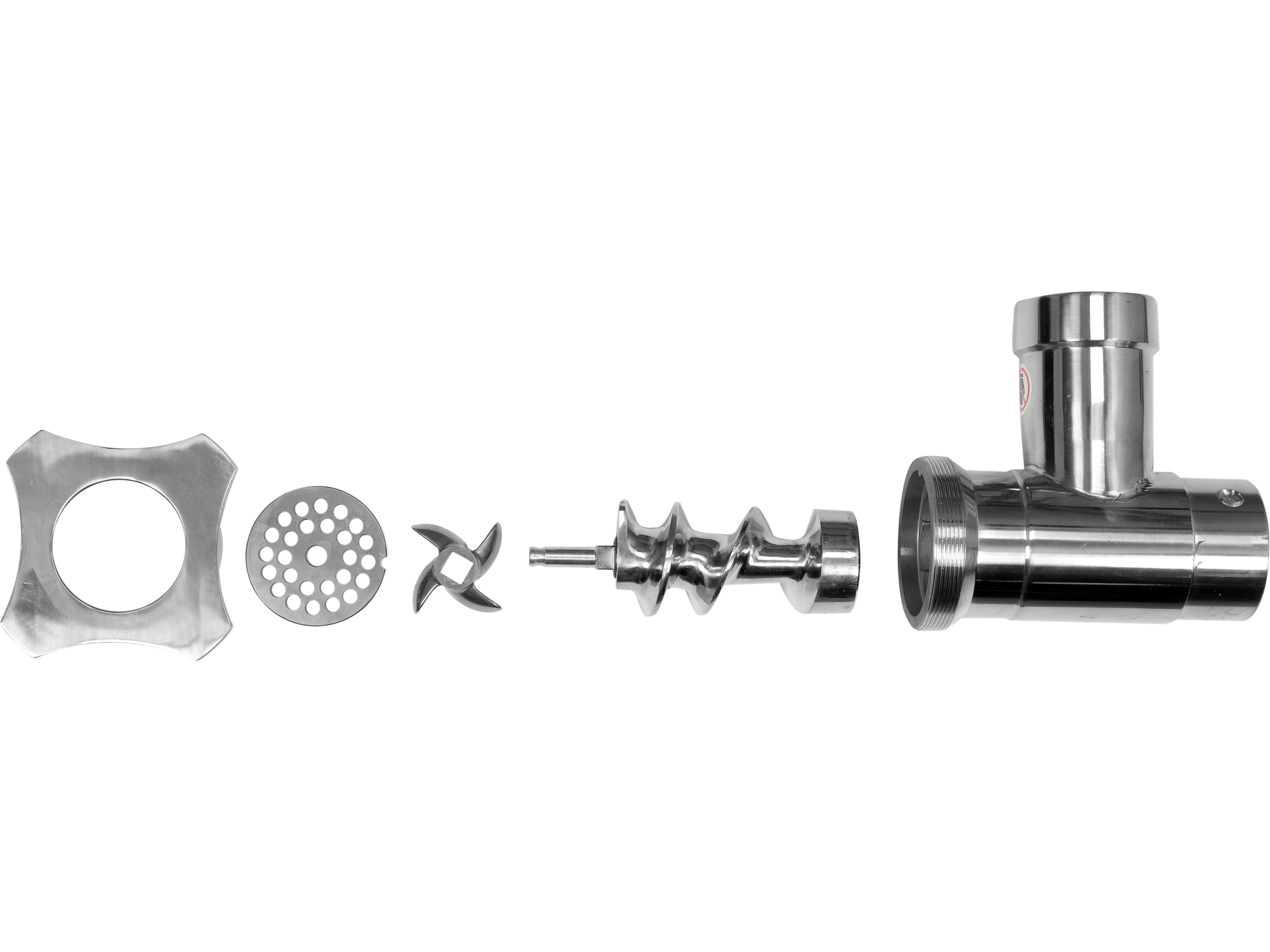 Meat mincer head for tenderizer