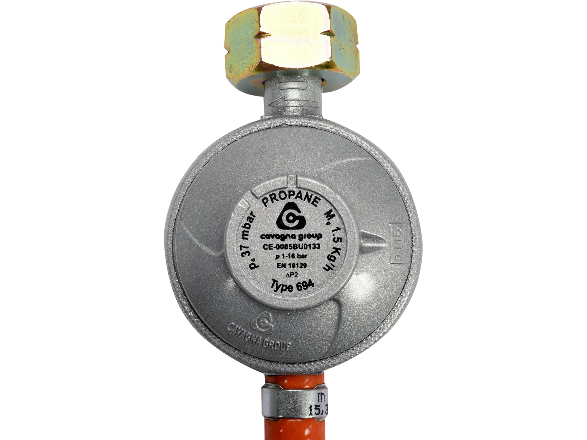 Gas regulator and hose