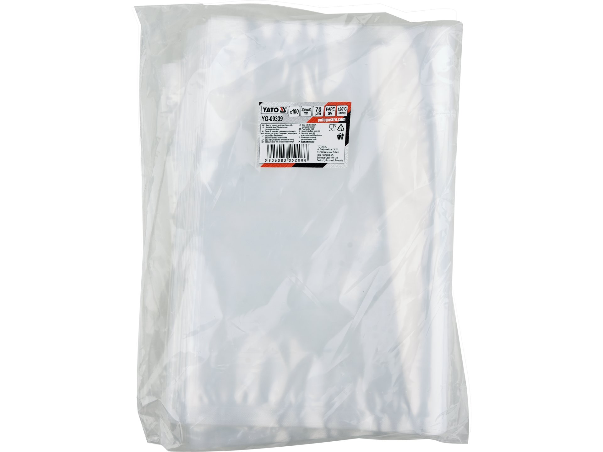Bags for vacuum packing and sous-vide