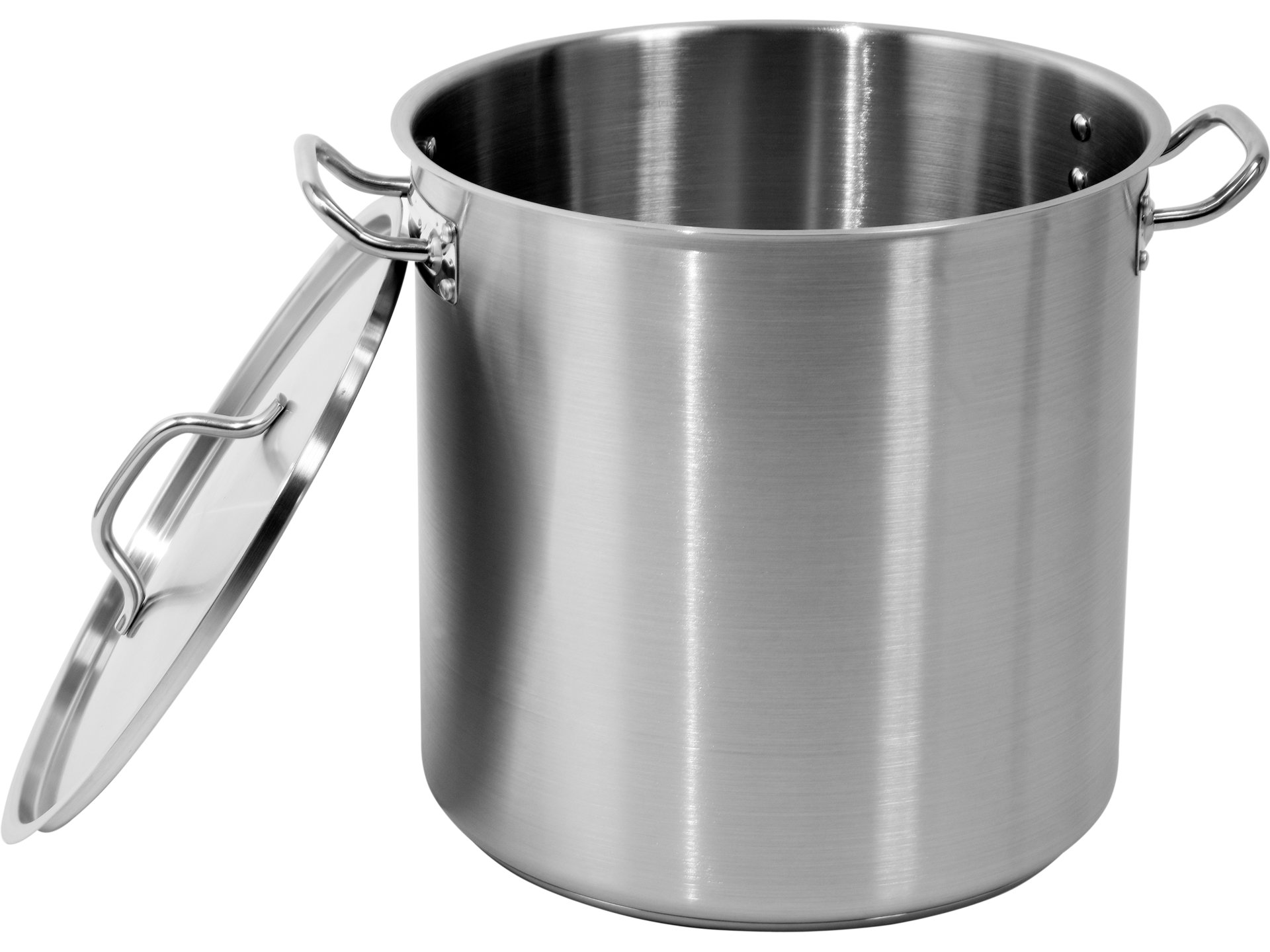 Deep stockpot with lid