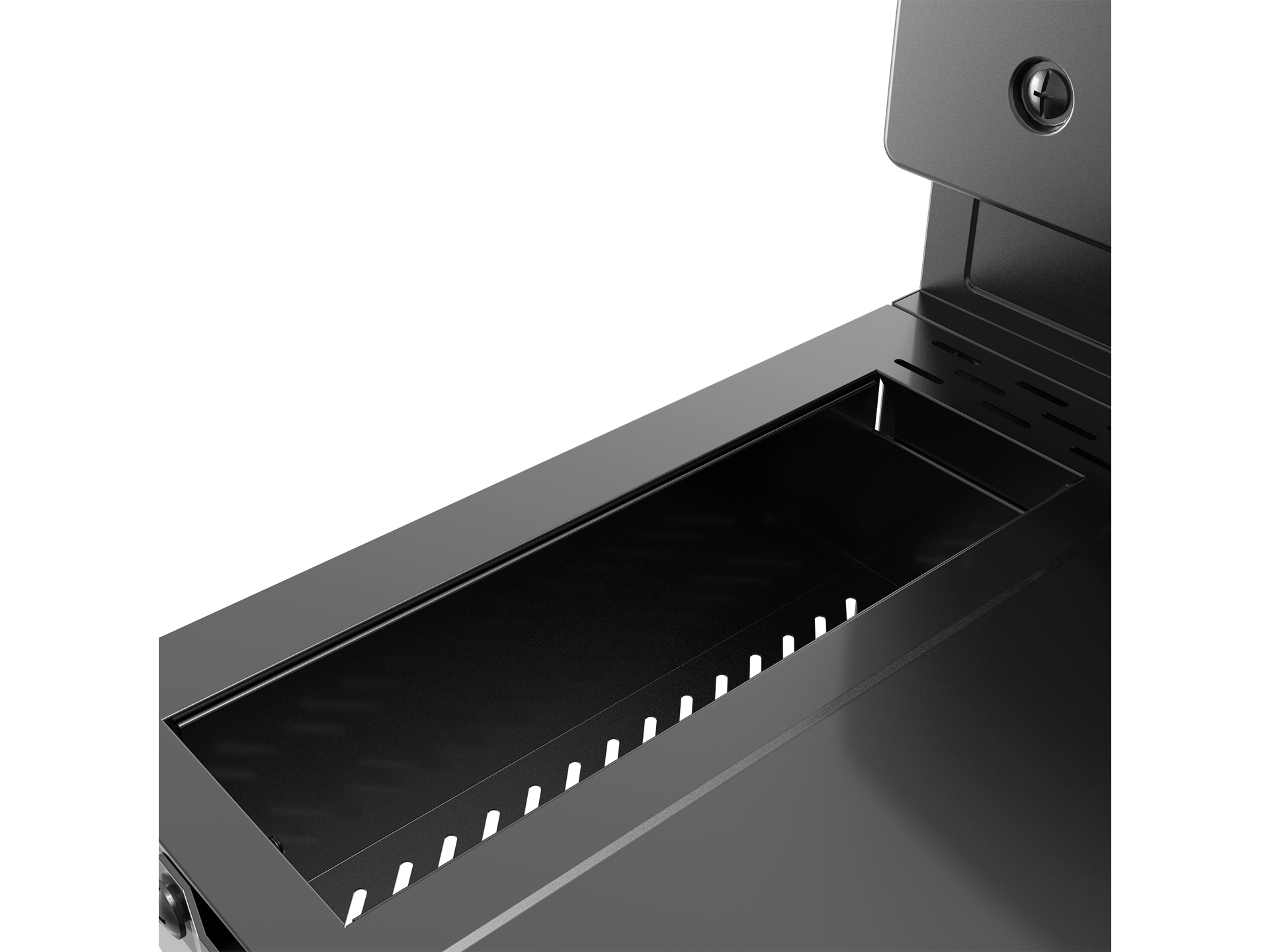 Gas grill with air fryer