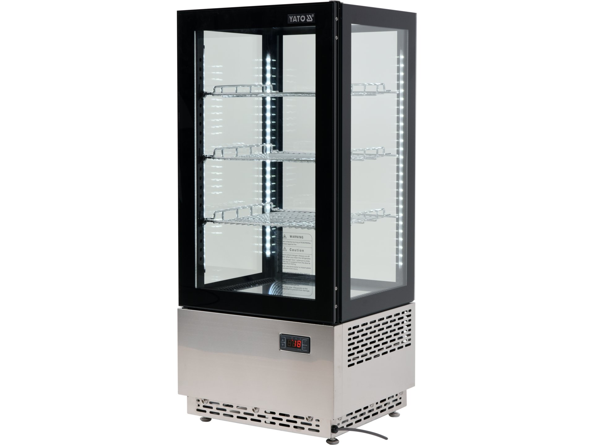 Refrigerated display case