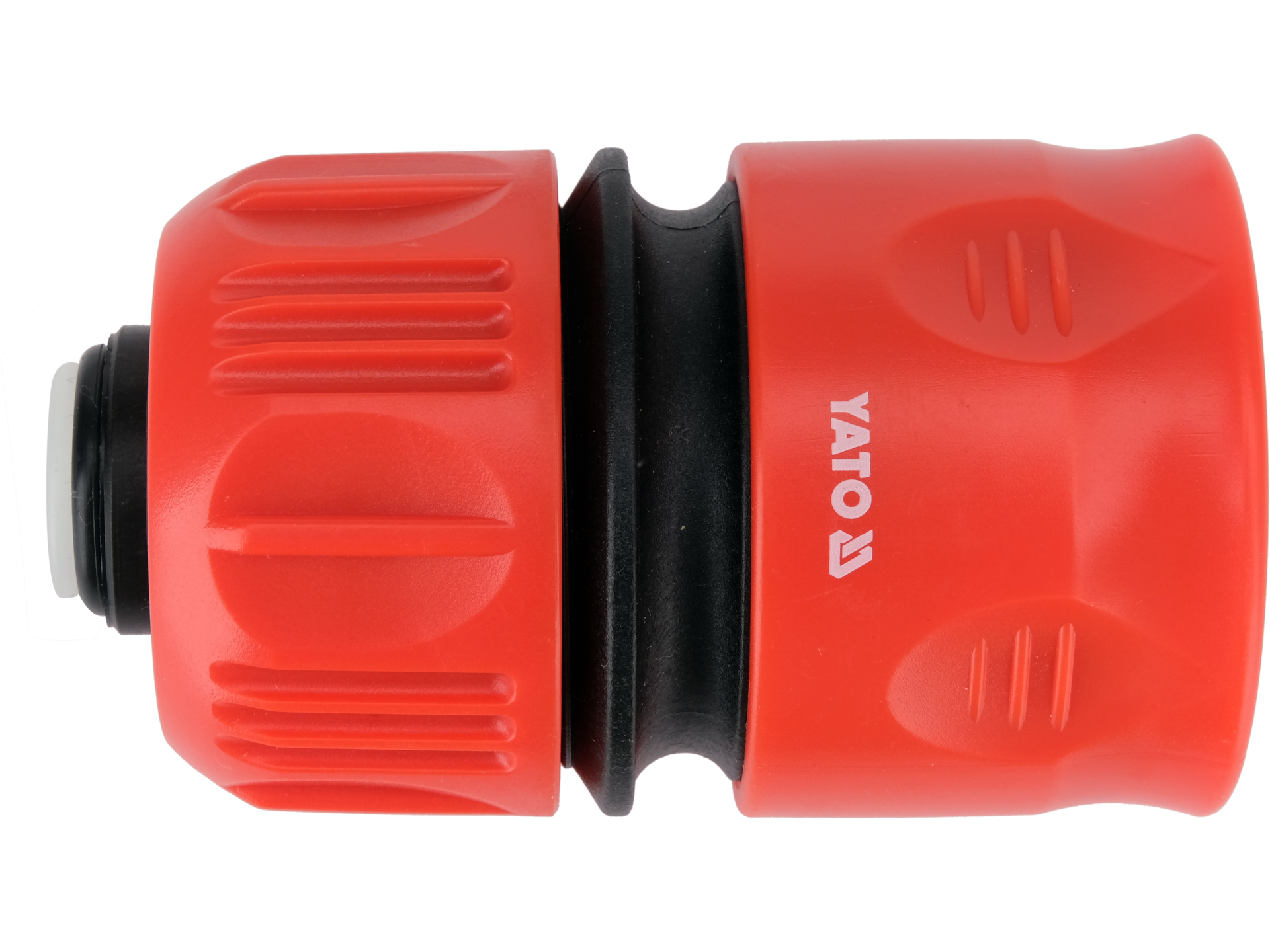 High flow waterstop hose connector