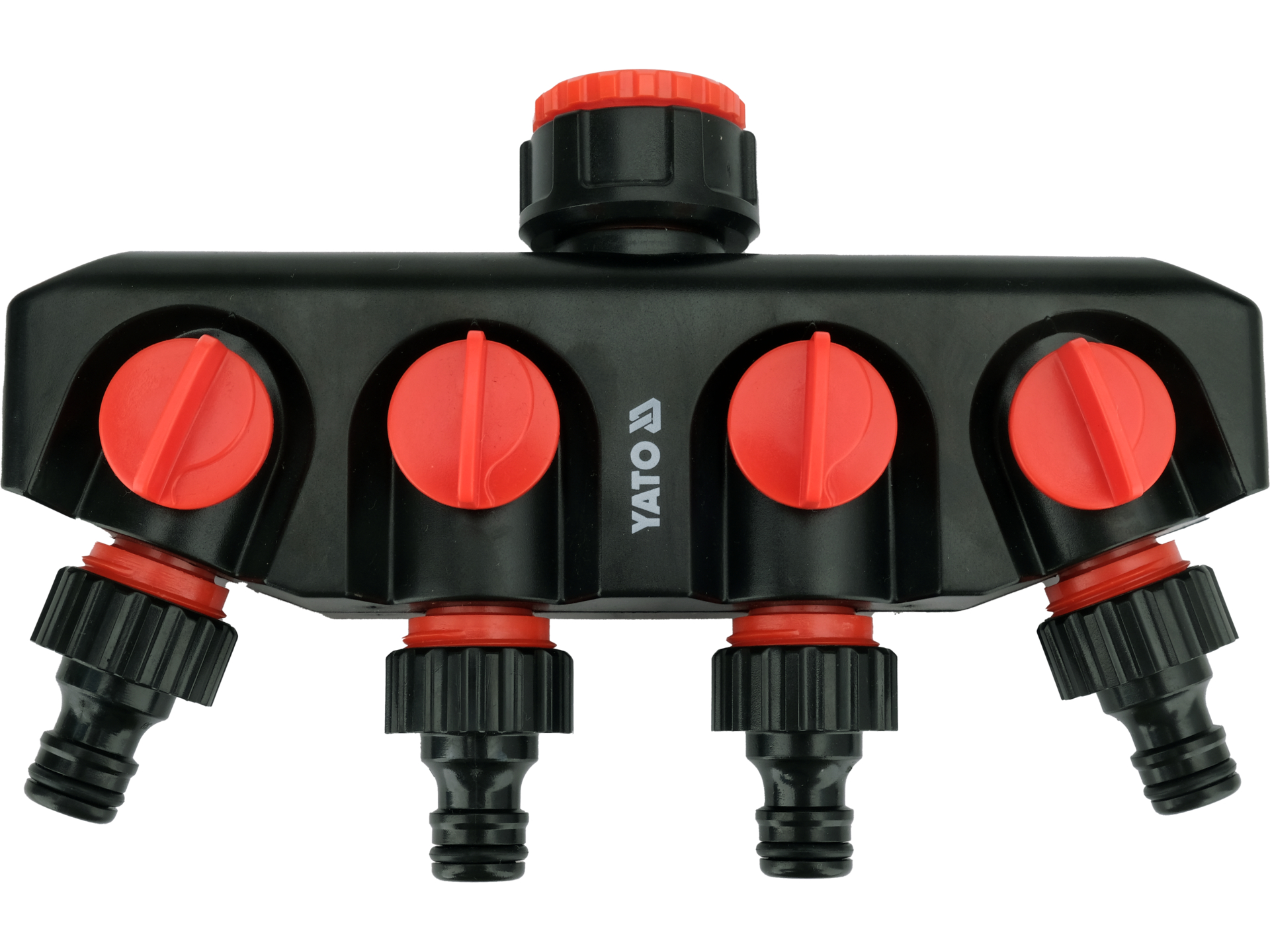 4-way tap connector with swivel