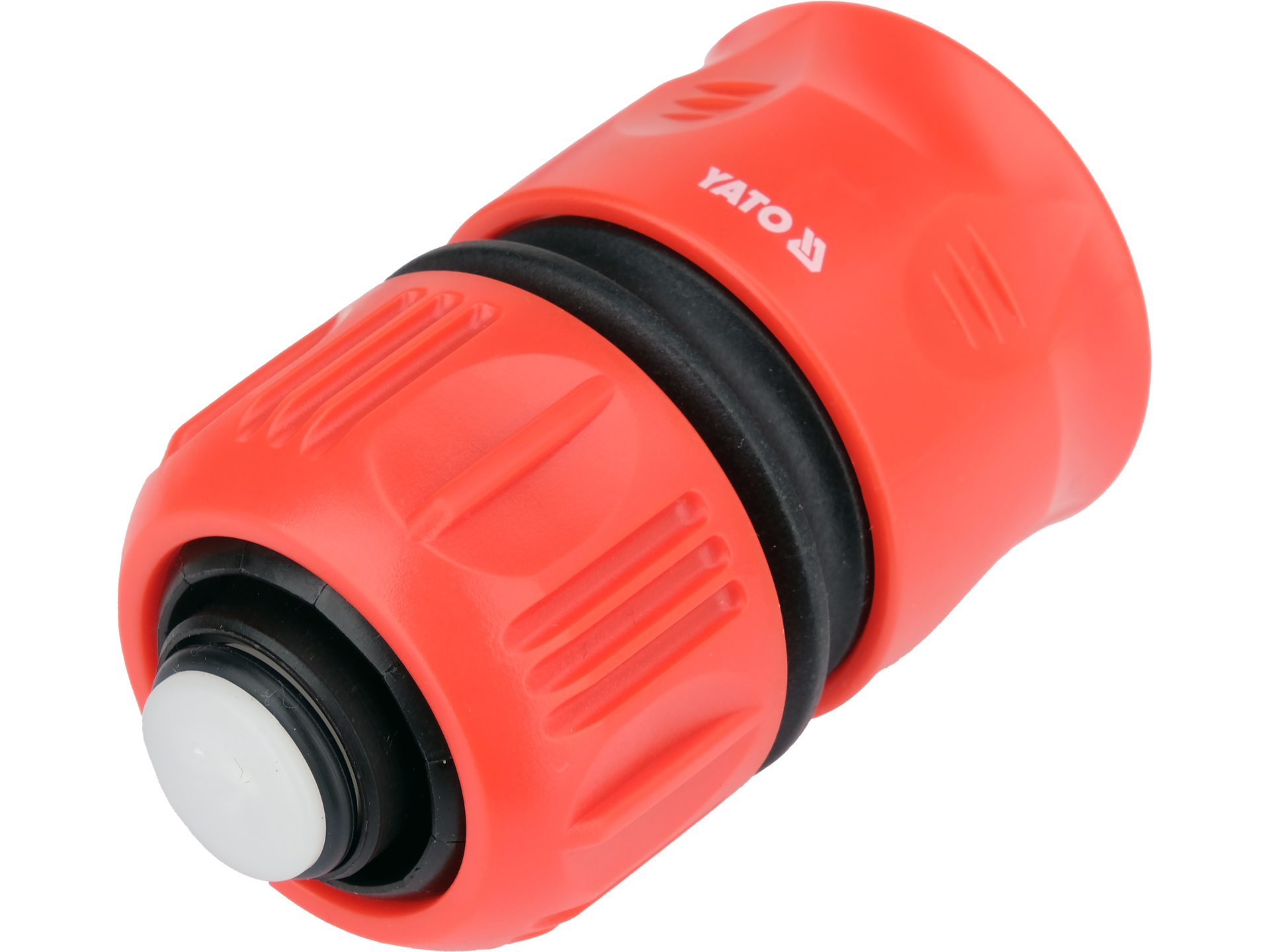 High flow waterstop hose connector