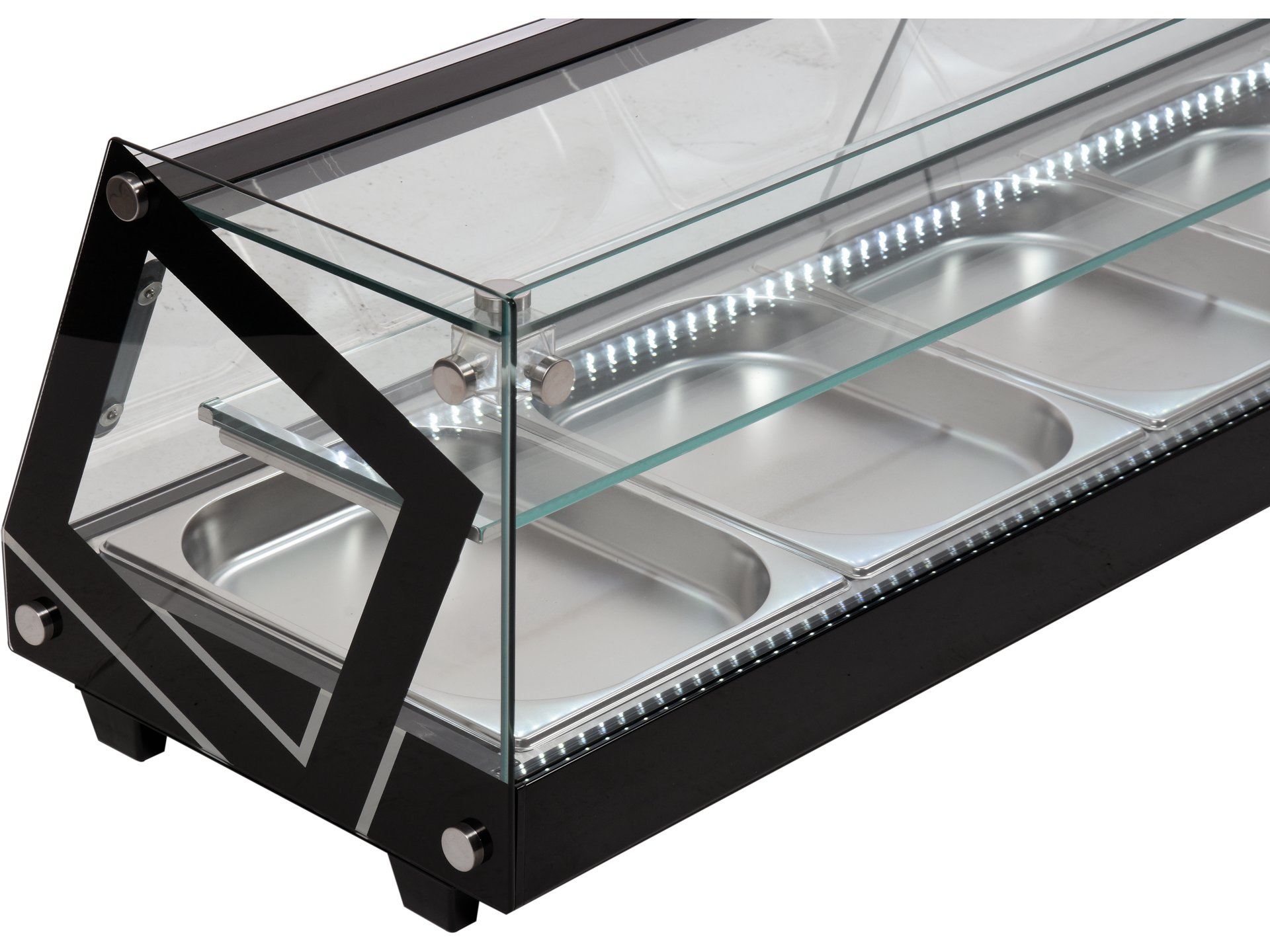 Refrigerated sushi display case