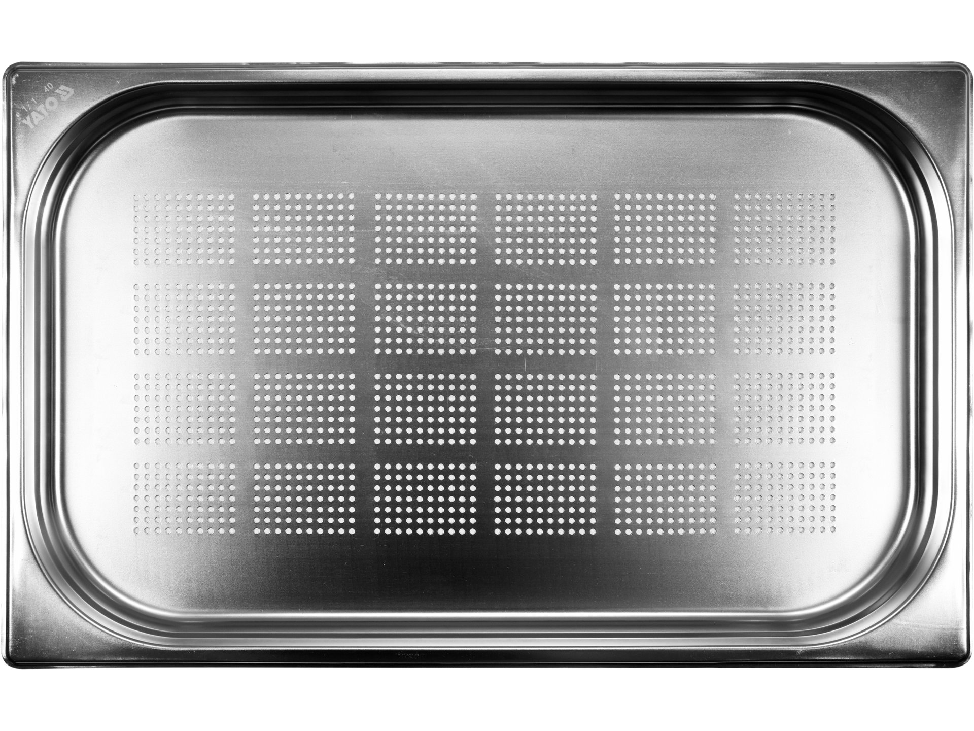 Gastronorm container perforated