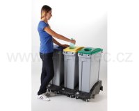 Slim Jim konteiners 87 l - melns