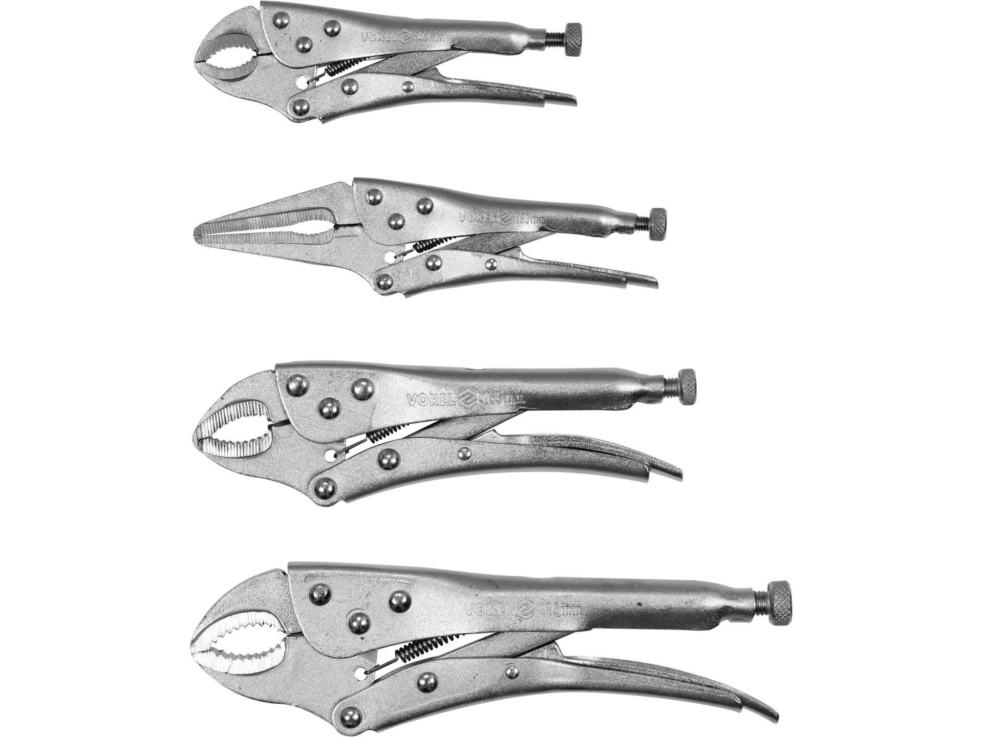 Locking pliers set 