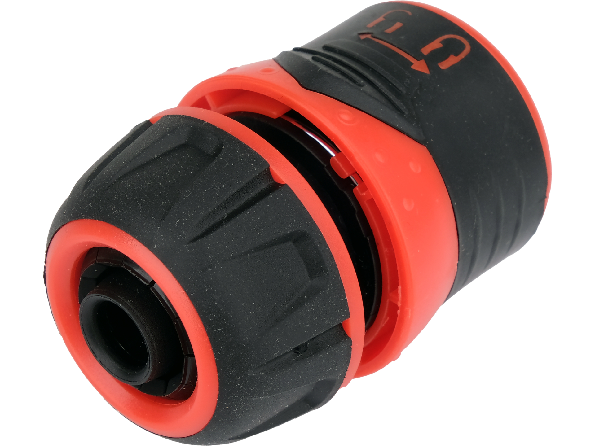 Hose connector with lock
