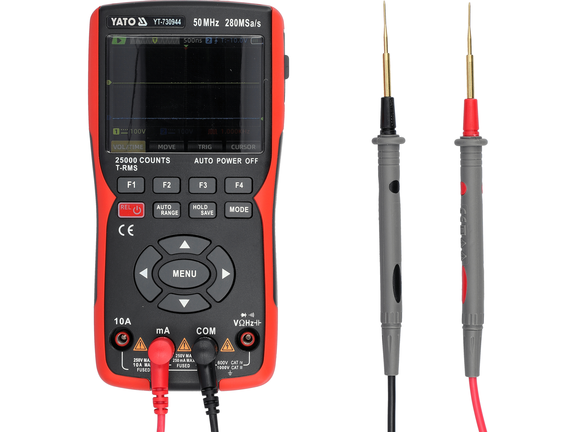 Digital multimeter with oscilloscope