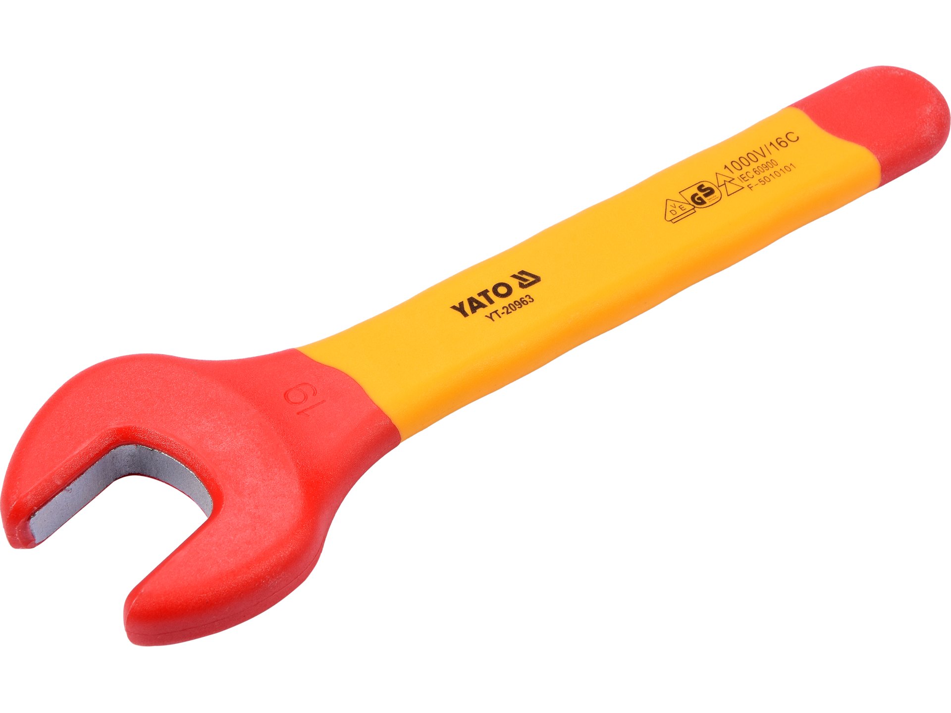 Insulated open end wrench