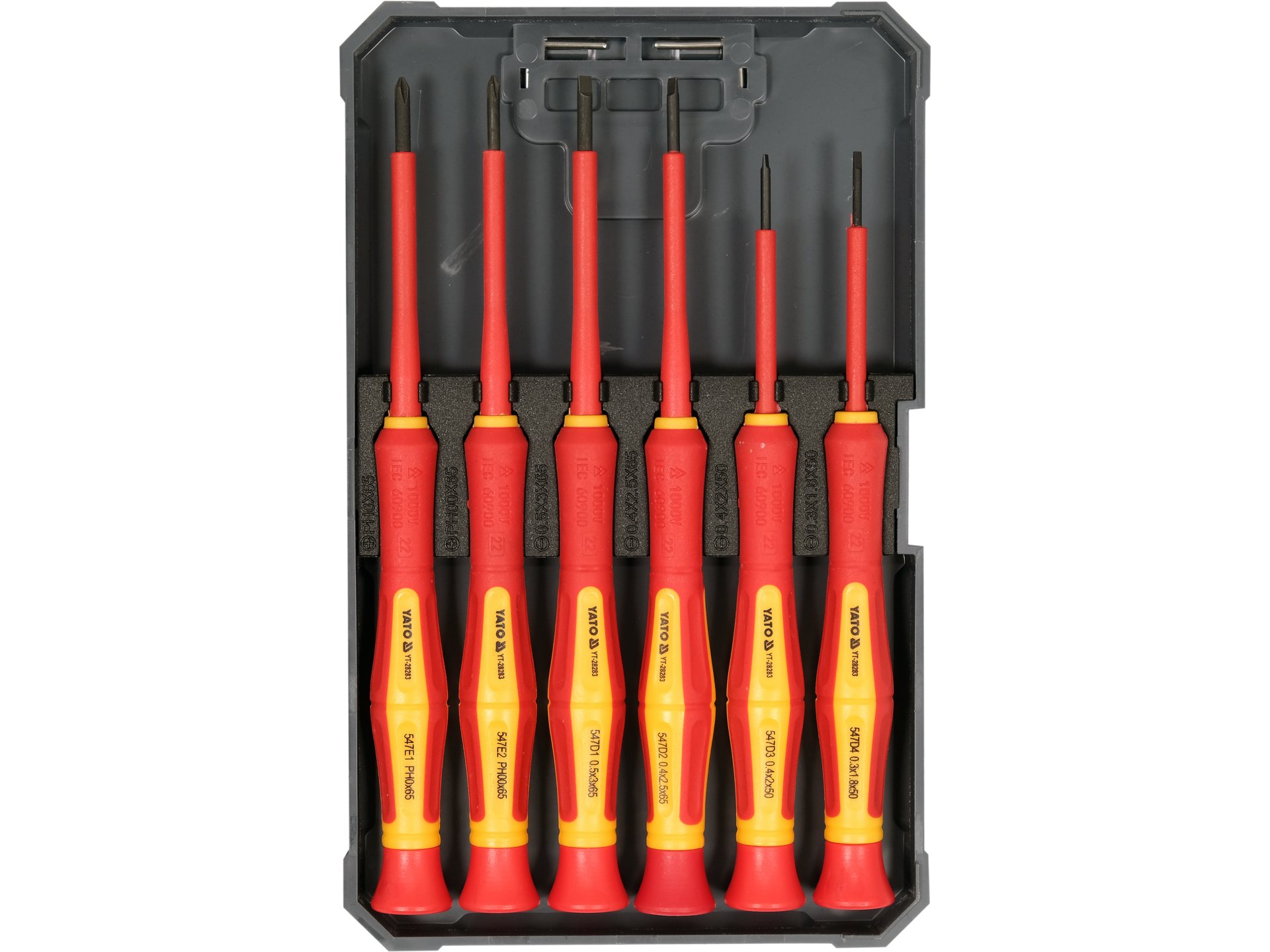 Insulated screwdriver set