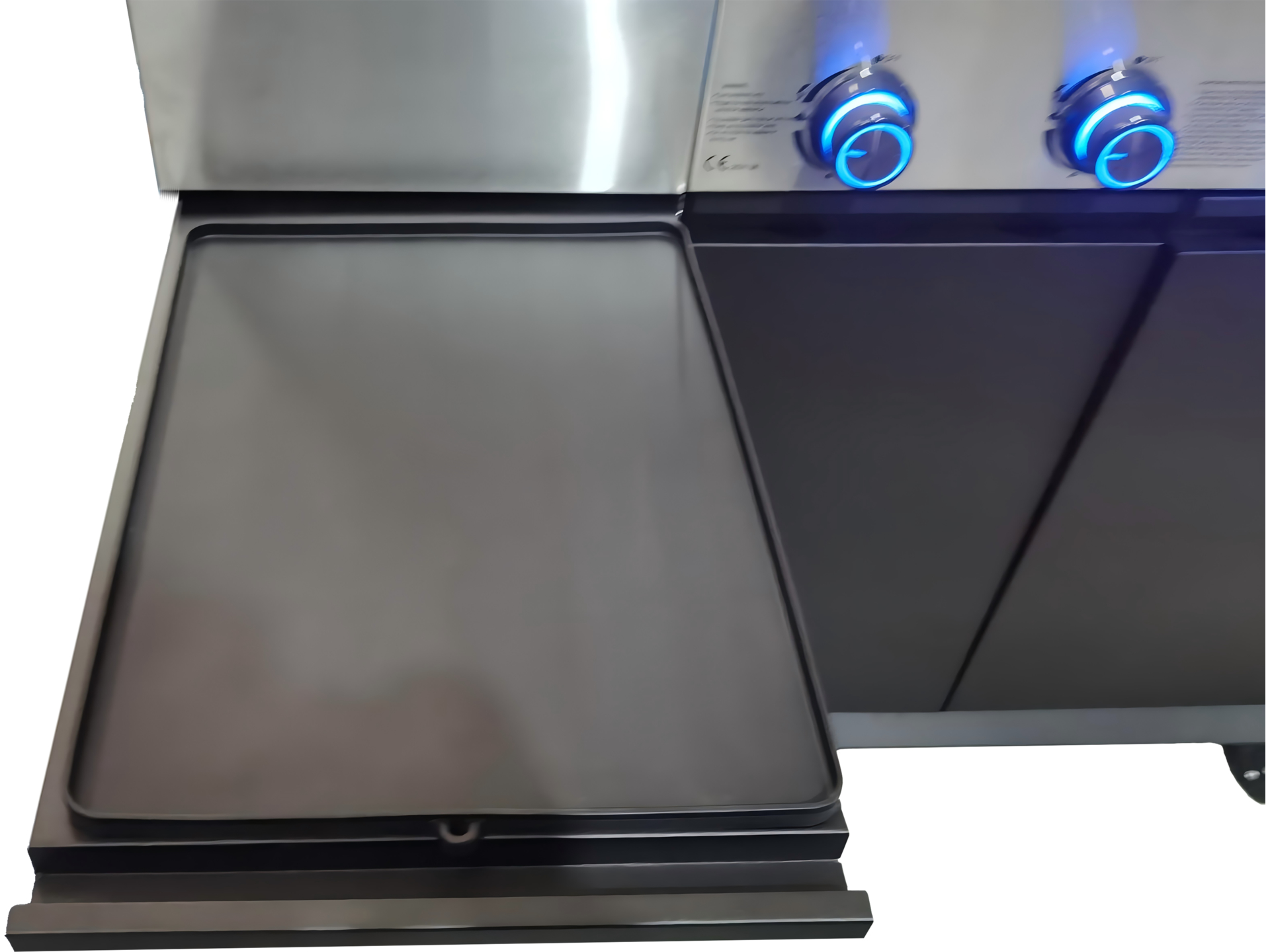Gas grill with mini kitchen