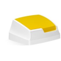 Plastmasas atloka vāks - dzeltens