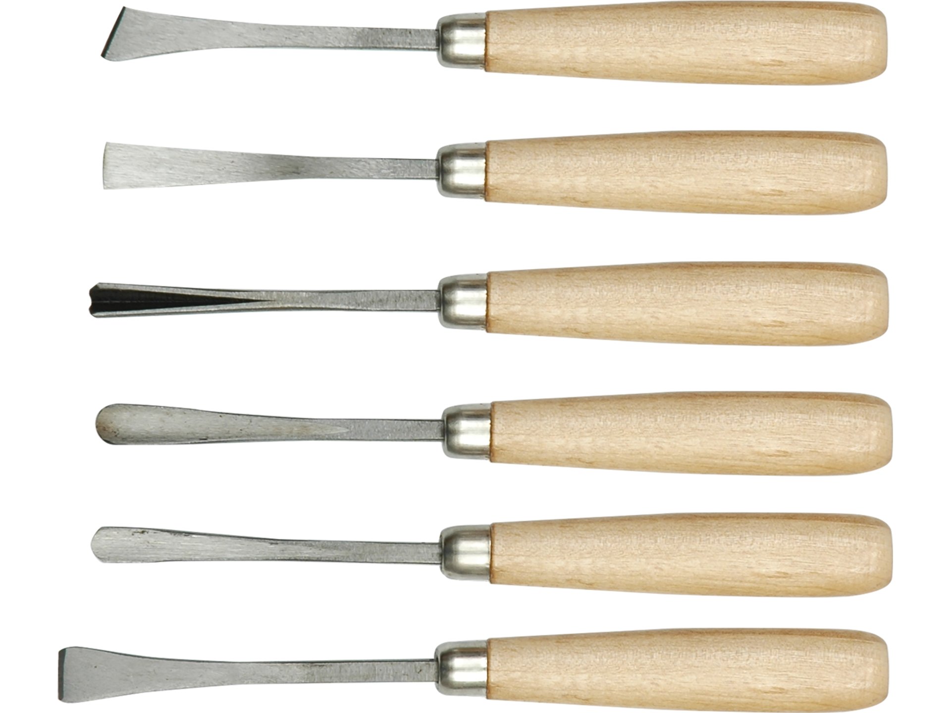 Wood carving chisel set