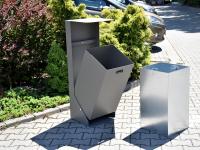 Atkritumu tvertne ar jumtu 80 L