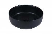 Раковина  SOFIA черная матовая 385*385*140 mm