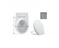 Стульчак MONTE CARLO белый