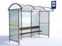 Arkādijas autobusu pietura 420 x 145 x 249 cm