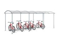 Velo nojume tikai segta, 15 velosipēdiem / 630 cm