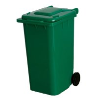 Plast mini putu reklāma zaļā krāsā