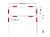 Protective barrier ø 48.3mm