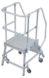Ladder - platform with 3 steps - 2.70m
