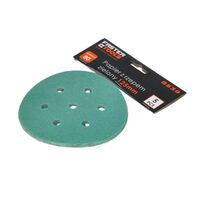 FASTER TOOLS Slīpēšanas loksnes diski ar velcro - zaļš 125mm 5gab 80