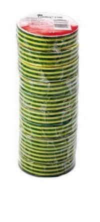 Izol.lenta 19mm dz.-zaļa 3M TEMFLEX 1500