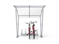 Velo nojume ar sānu sienām 5 velosipēdiem / 210 cm