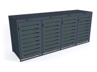Konstrukcija atliekų konteineriams III 4x240l