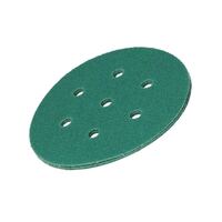 FASTER TOOLS Slīpēšanas loksnes diski ar velcro - zaļš 125mm 5gab 60