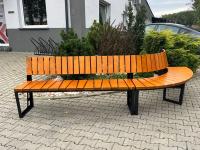 Izliekts sols ar atzveltni - 1 modulis