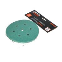 FASTER TOOLS Slīpēšanas loksnes diski ar velcro - zaļš 125mm 5gab 60