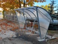 Velo nojume ar sānu sienām 10 velosipēdiem / 420 cm